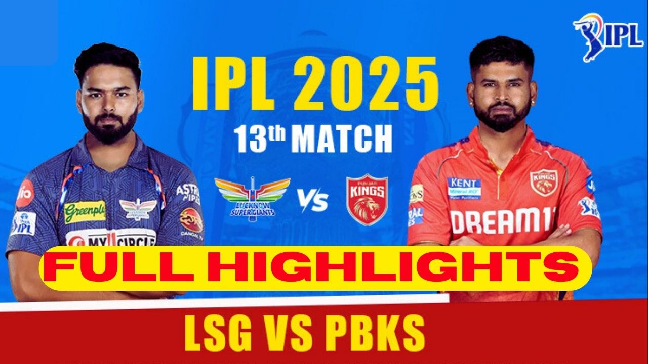 PBKS vs LSG Highlights
